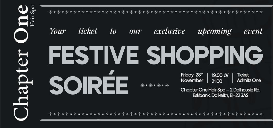Festive Shopping Soirée Ticket - Friday 28th November